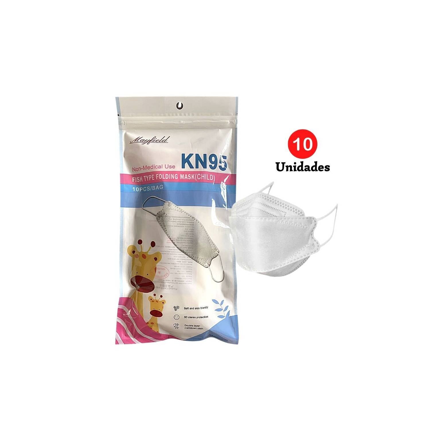 Mascarillas KN95 Fish Mayfield Aprobado CE y FDA
